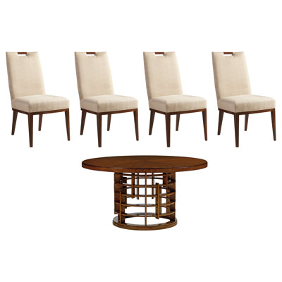 Island Fusion Pedestal Dining Set