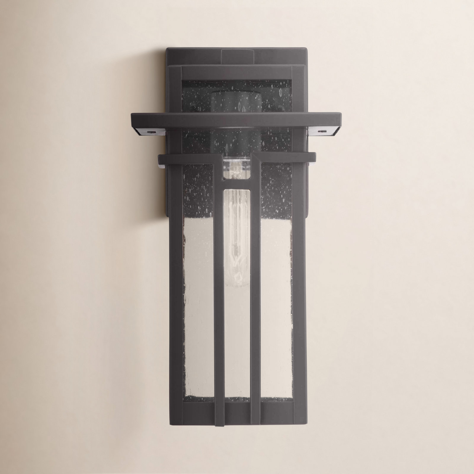 Blithe Single Light Outdoor Wall Light, 14.13" H x 7.63" W x 7.25" D
