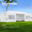 Pavillon de jardin avec 8 parois latérales amovibles