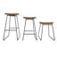 Bryggen Teak Patio Bar Stool-70441233