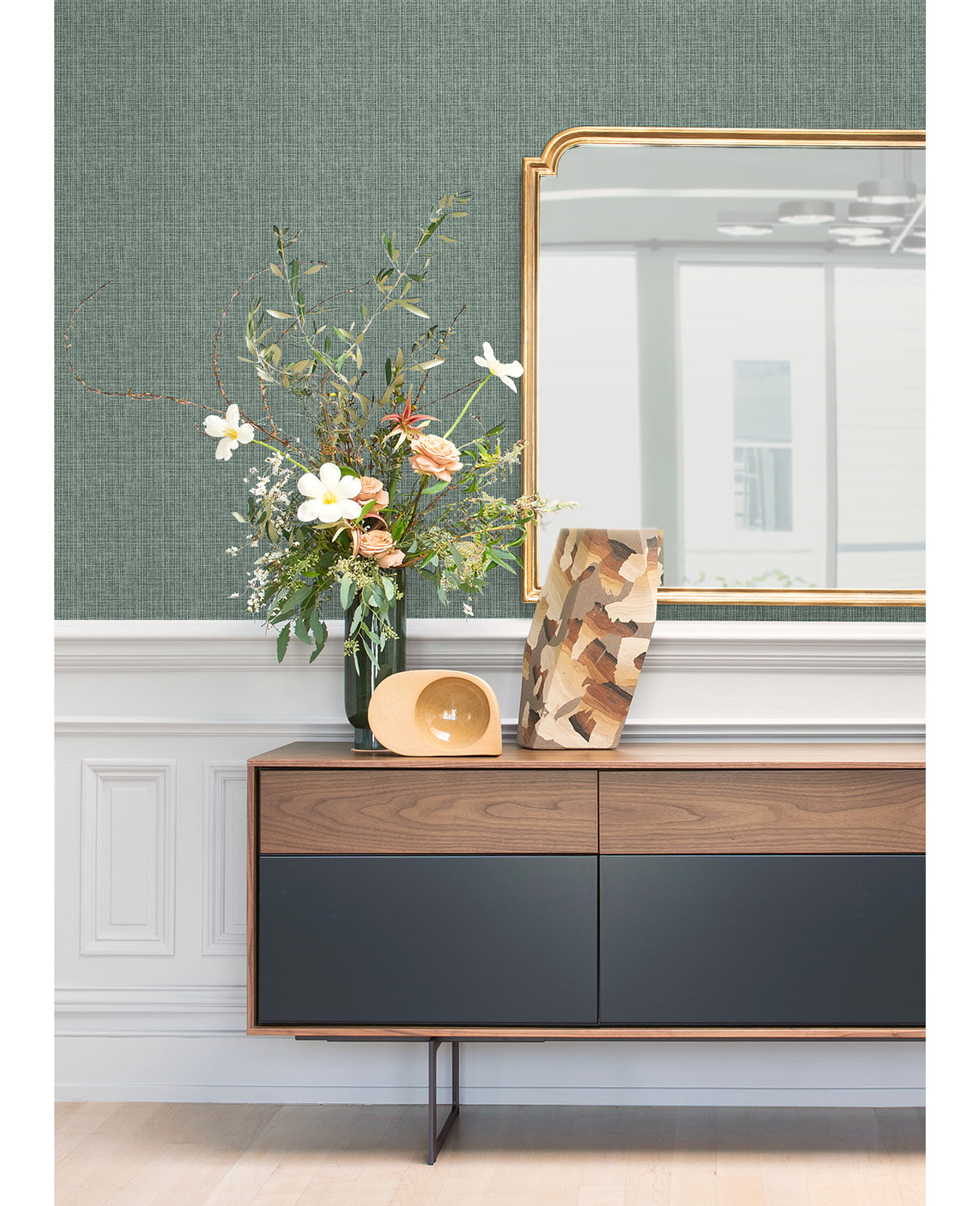 Quartney Wallpaper, Green