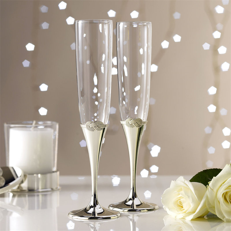 Vera Wang Infinity Toasting Flute Silver