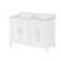 Xenya 48.03'' Double Bathroom Vanity with Engineered Marble Top