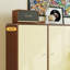 Buffet en bois manufacturé beige et cerisier-569063588