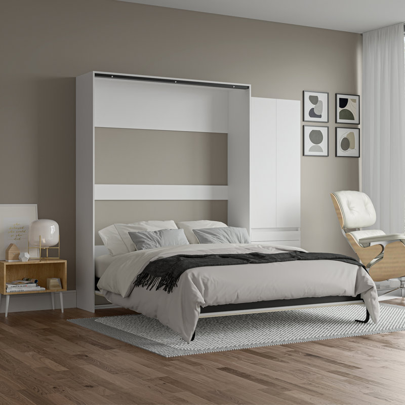 Designer Murphy Bed with Storage, Free Spirit, Queen