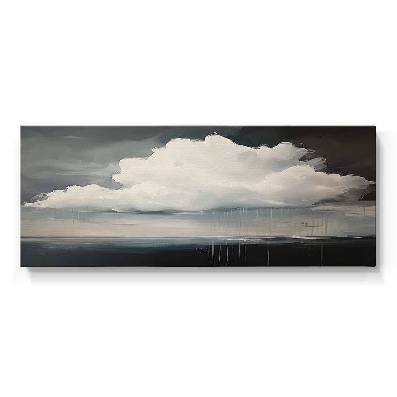 Série paysage - LXV - Toile tendue avec châssis - Prêt à accrocher, H 12 po x l 30 po