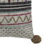 Housse et insert pour coussin décoratif en plumes de duvet brodées à la main