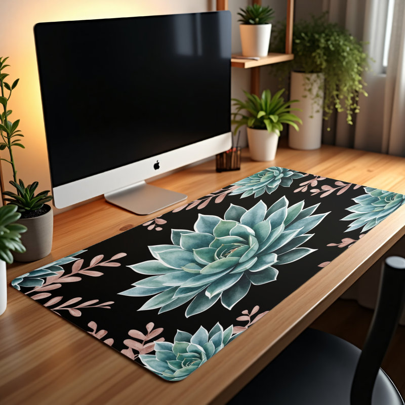 Polyester Desk Pad, 31.5x15.5
