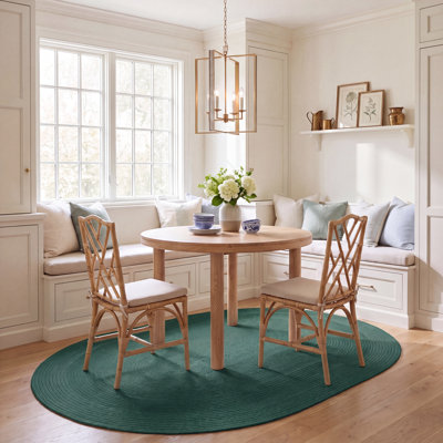 Tapis d'intérieur / extérieur tressé tissé à la main Performance