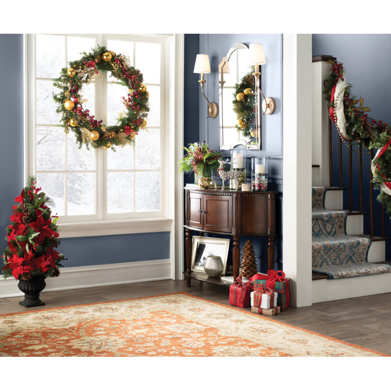 274cm Lighted Faux Pine Garland with Lights