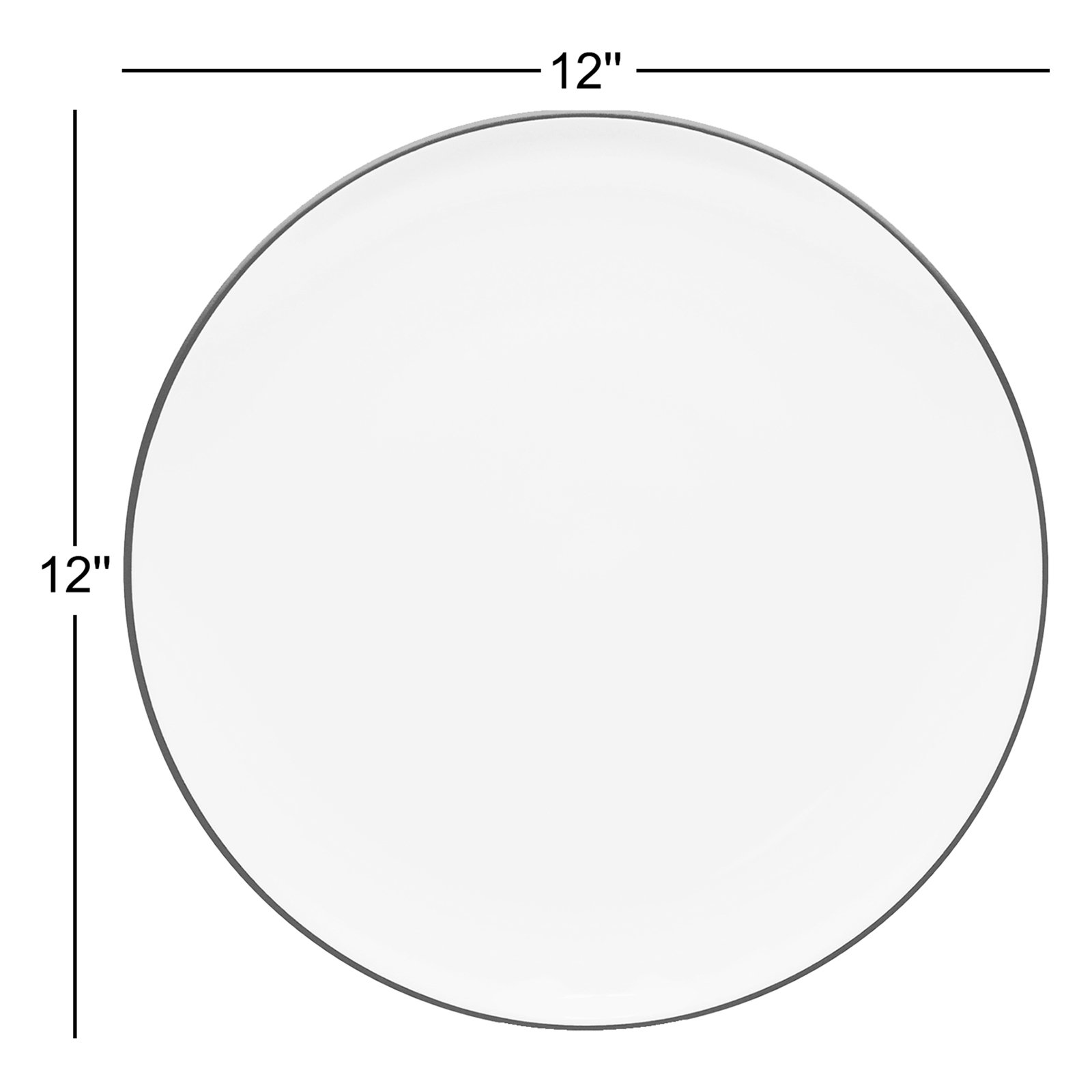 Noritake Colorwave Round Platter, Graphite