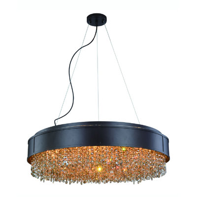 Wanamaker 12 - Light Dimmable Drum Chandelier