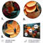 Ensemble de salon art mural orange orange et tropical Tangle V - collages abstraits