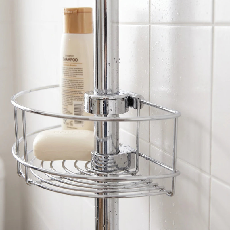 Croydex Clip-On Shower Riser Rail Basket