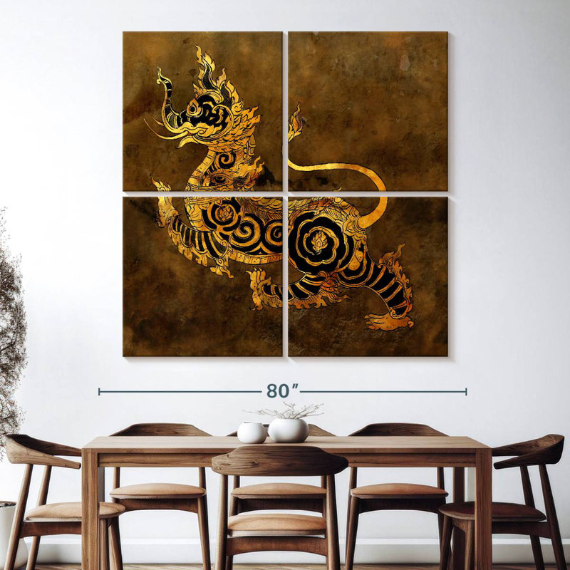Lion Keha grunge grunge, H 74 po x l 74 po