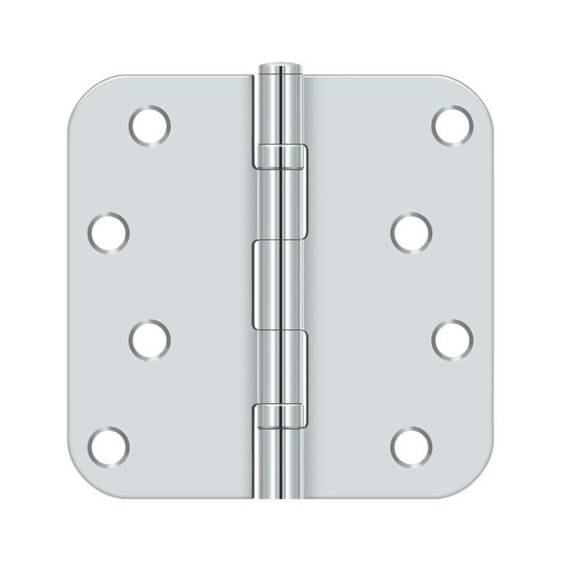 64'' x 64'' Steel Surface Mount Hinge, Polished Chrome