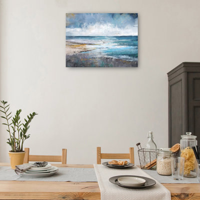 Shimmering Shoreline by Studio Arts Canvas Art Print