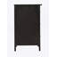 Élégante table de chevet transitionnelle noire-1628806602