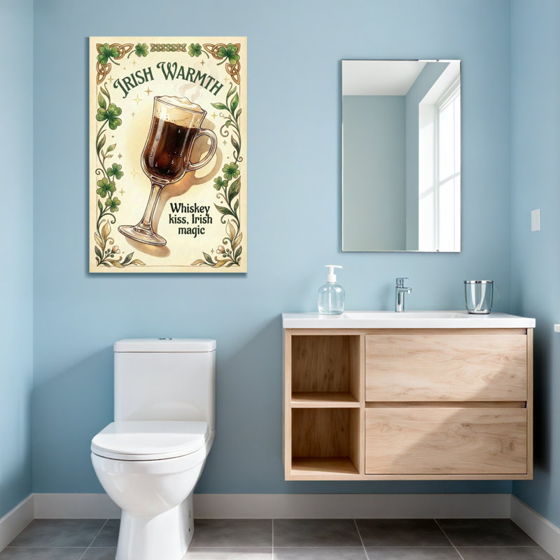 Mode irlandaise chaleur Whiskey Kiss Irish Magic, H 12 po x l 18 po