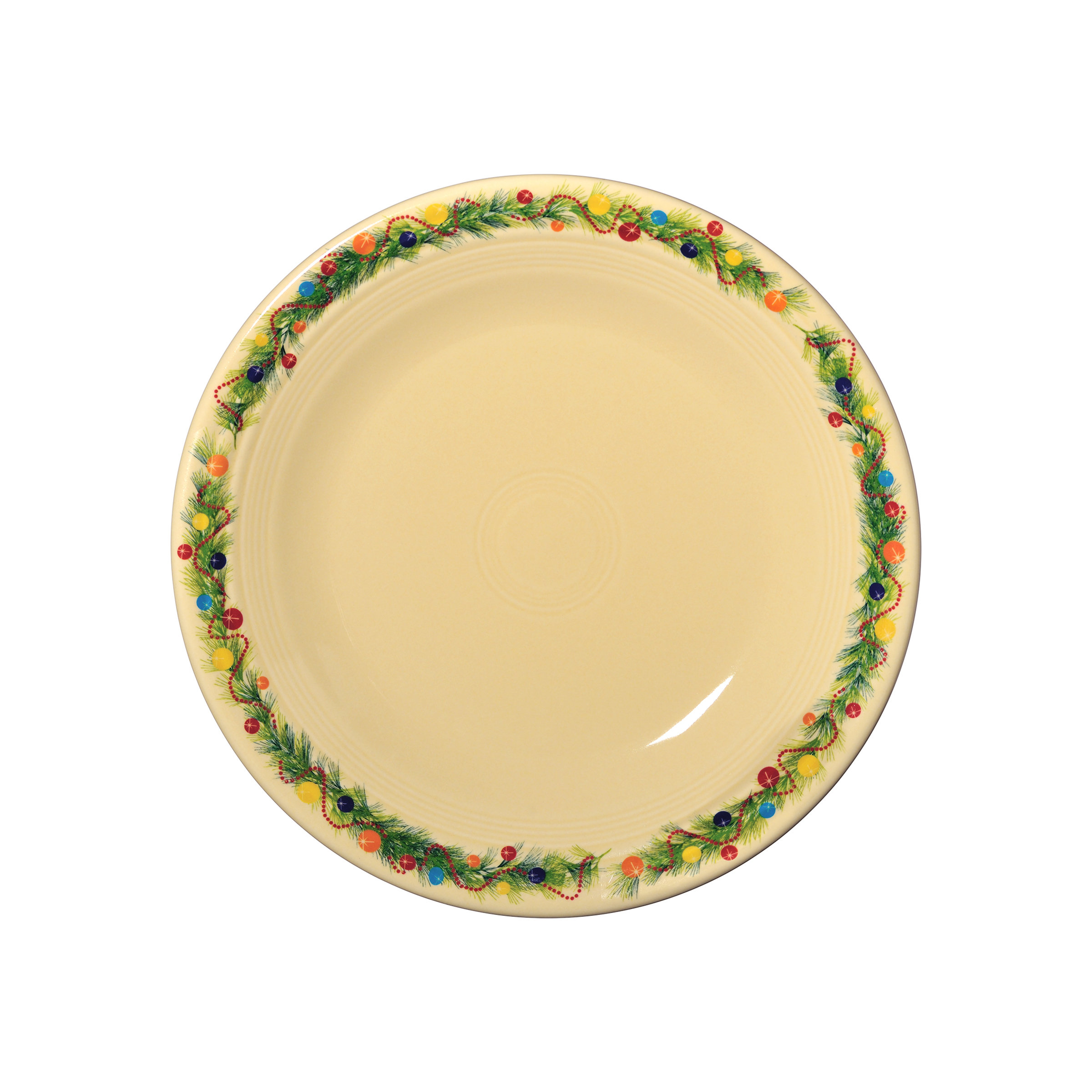 Destination Holiday Festive Florals Melamine Fiesta Dinner Bowl