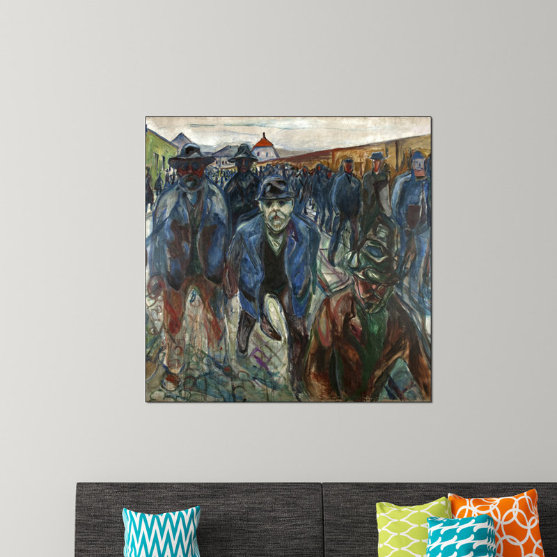 Edvard Munch - Wrapped Canvas Painting, 100cm H x 100cm W x 1.8cm D