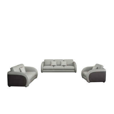 Noir 3 - Piece Living Room Set