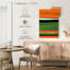 Avery orange et vert abstrait II-108481669