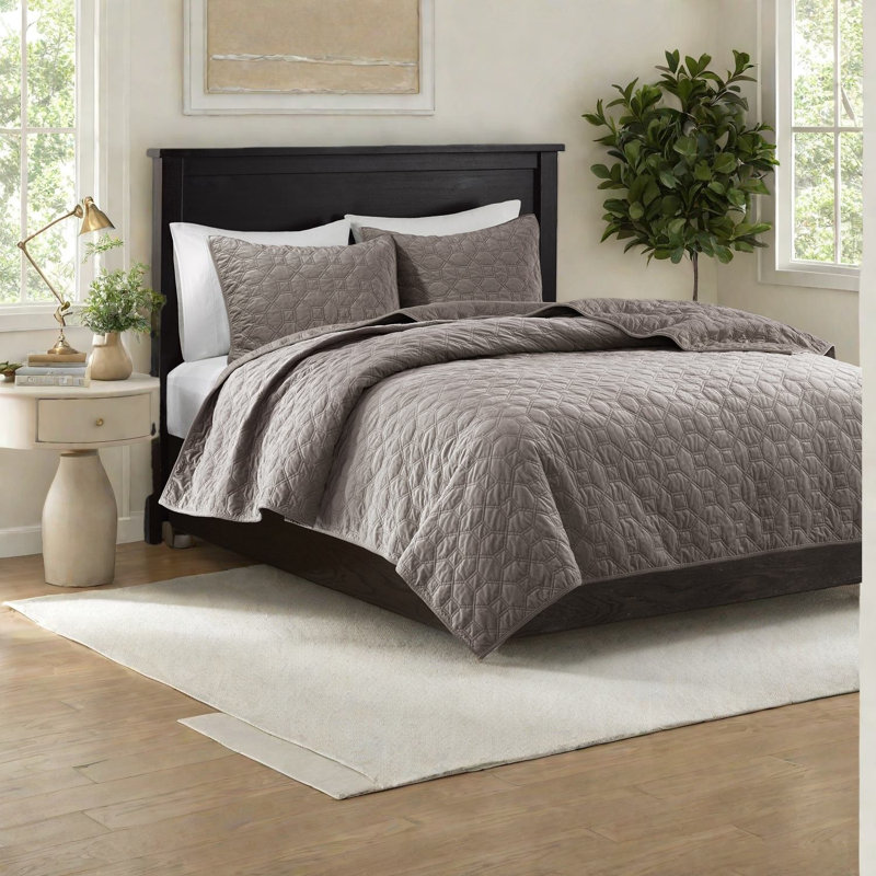 Ensembles de literie en velours doux pour grand lit, style géométrique moderne pour la maison