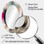 Shape Abstract Artwork III - Miroir mural ovale moderne rose-1104440870