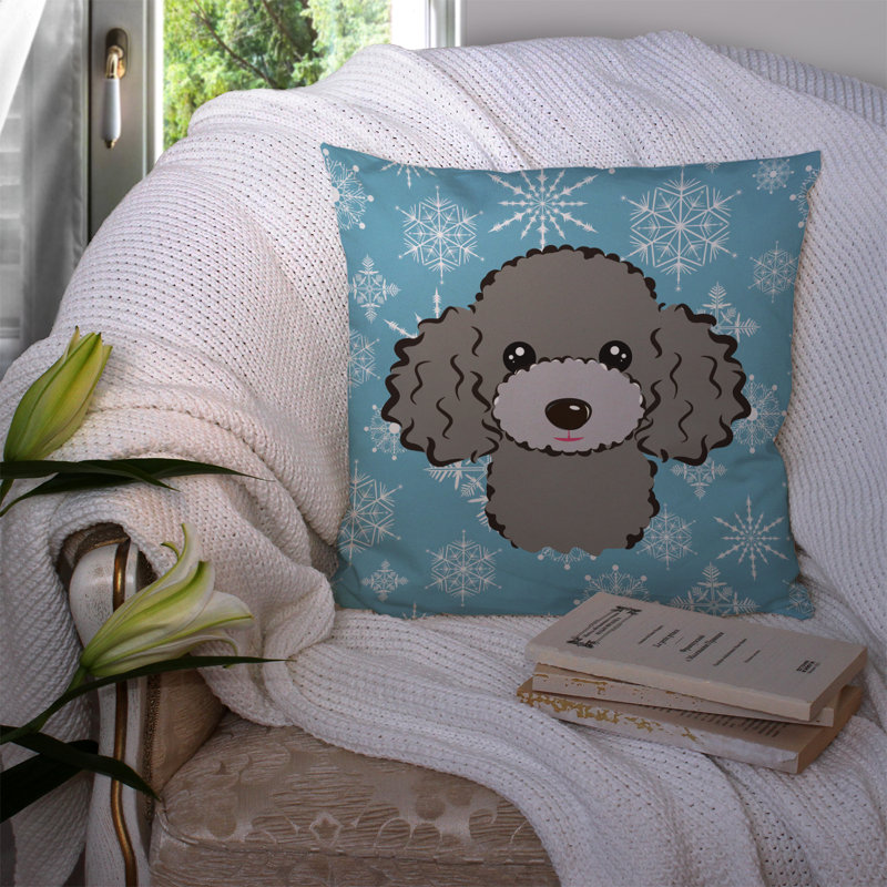  Coussin Snowflake, Gris