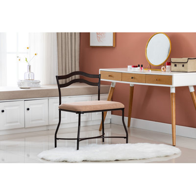 Tabouret d'appoint en métal Amelianna