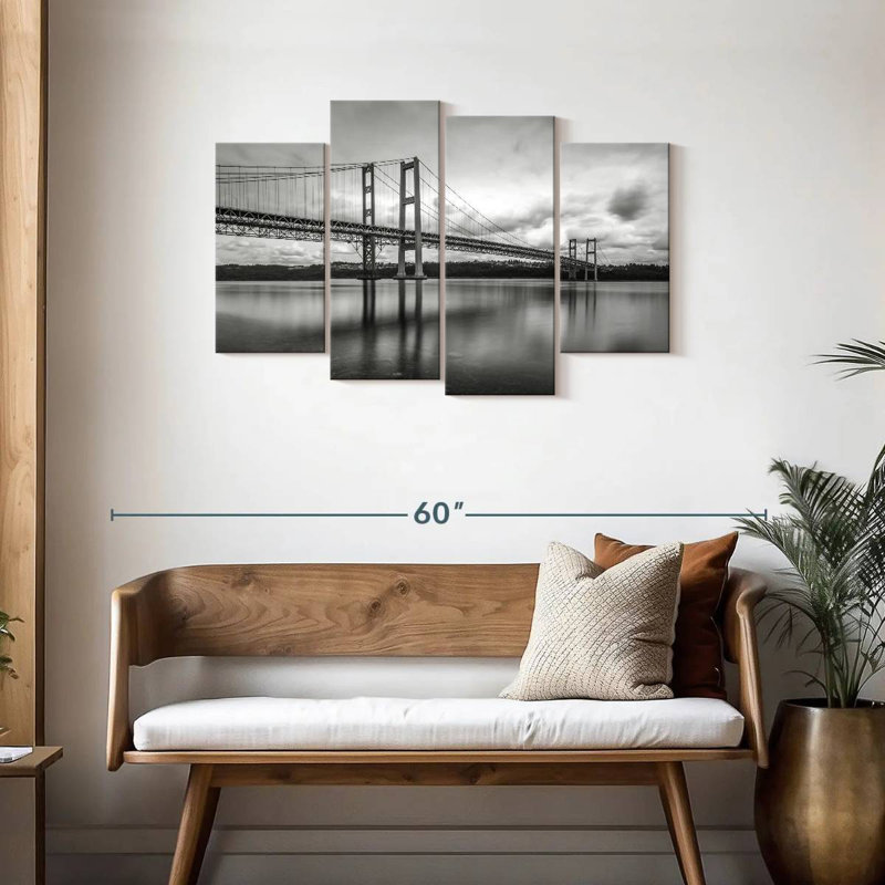 Pont Tacoma monochrome, H 27 po x l 43 po