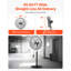 Ventilateur oscillant 30 "à 3 vitesses avec hauteur réglable