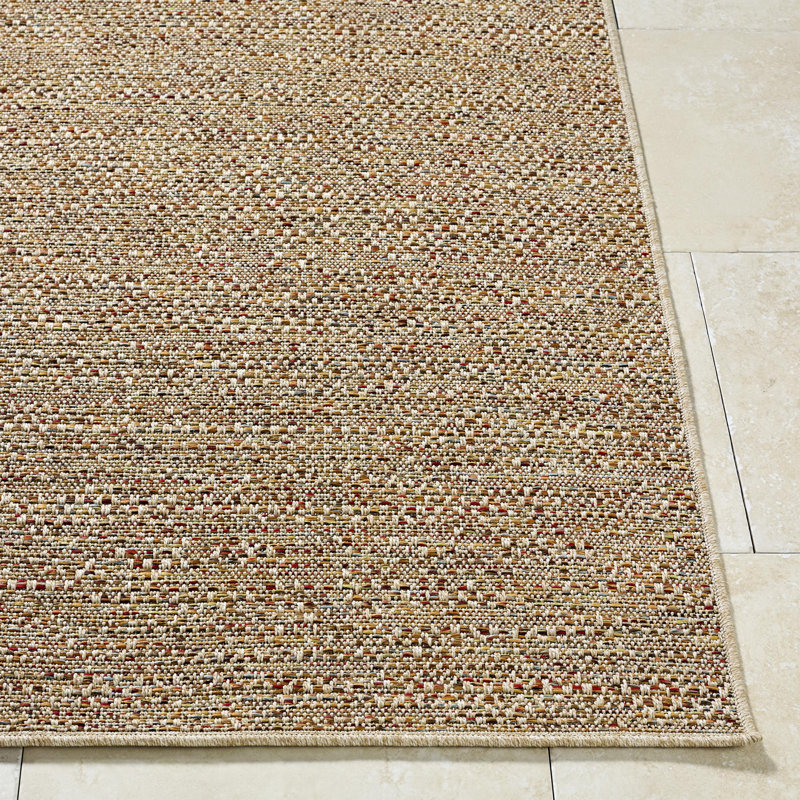 Tapis extérieur tissé à la machine Blunk Cottage CEE2302, Rectangle 6 pi 3 po x 9 pi