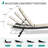 2-Piece Aluminum Wicker Outdoor Chaise Lounge