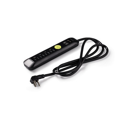 Protecteur de surtension multiprise à 4 prises et 2 prises USB