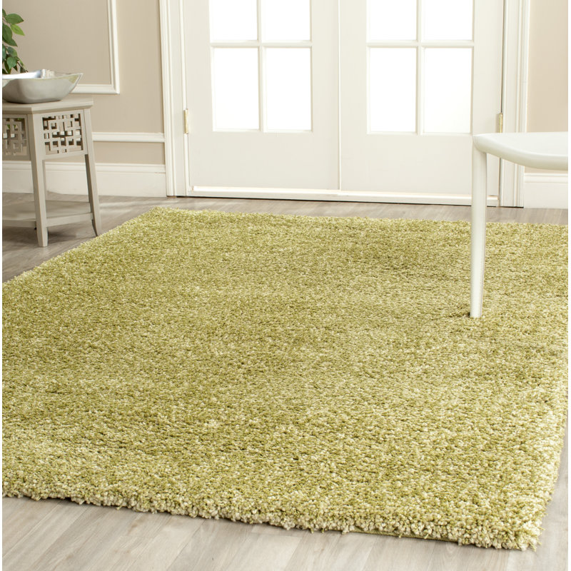 Schaeffer Solid Colour Hand Woven Area Rug, Rectangle 160 x 229 cm