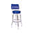 Retro Home Single Ring Upholstered Swivel Bar & Counter Stool with Back-48367129-18734011
