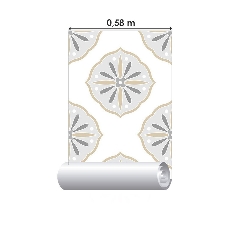 Rouleau de papier peint adhésif L 126 po x l 24 po