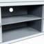 Meuble télé 47 po avec portes en verre diamant, conception à deux portes et espace de rangement ouvert, compatible avec les téléviseurs de 50 po et décor moderne pour le salon et la chambre à coucher-129239537