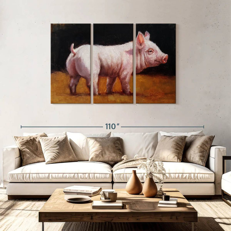 Brampt Wilbur, 48" H x 74" W