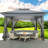 12x12 Outdoor Pop Up Canopy with Mosquito Netting Patio Tent-98929123