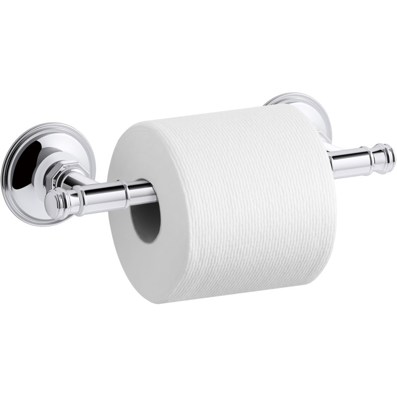 Eclectic Toilet Tissue Holder, Polished Chrome