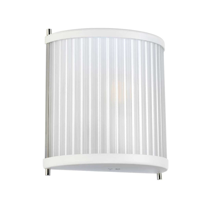 Schorr Flush Mounted Sconce, White