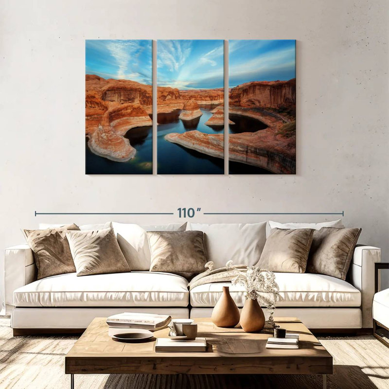Serene Reflection Canyon, 48" H x 74" W