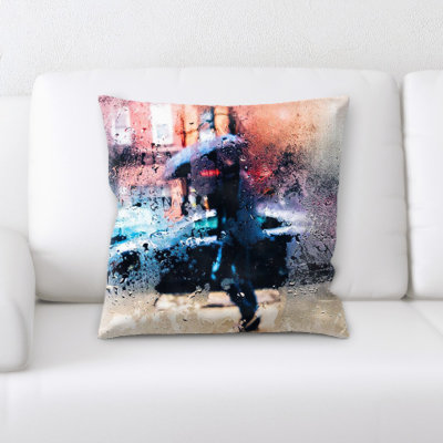 Coussin décoratif flou