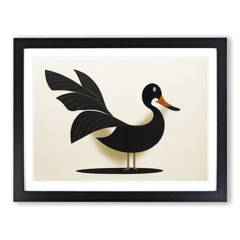 Beaming Duck - Single Picture Frame Print