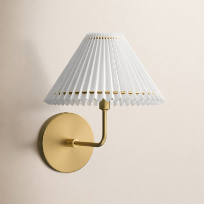 Pearson Single Light Steel Dimmable Wall Sconces