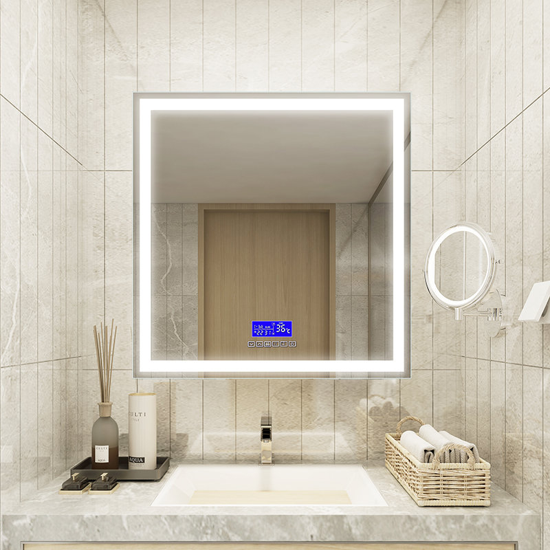 Miroir de salle de bain Kagome, 35,5 po x 35,25 po