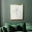 «Neutral Iris S croquis I», toile encadrée de qualité supérieure - prête à être accrochée-502118727-502118779